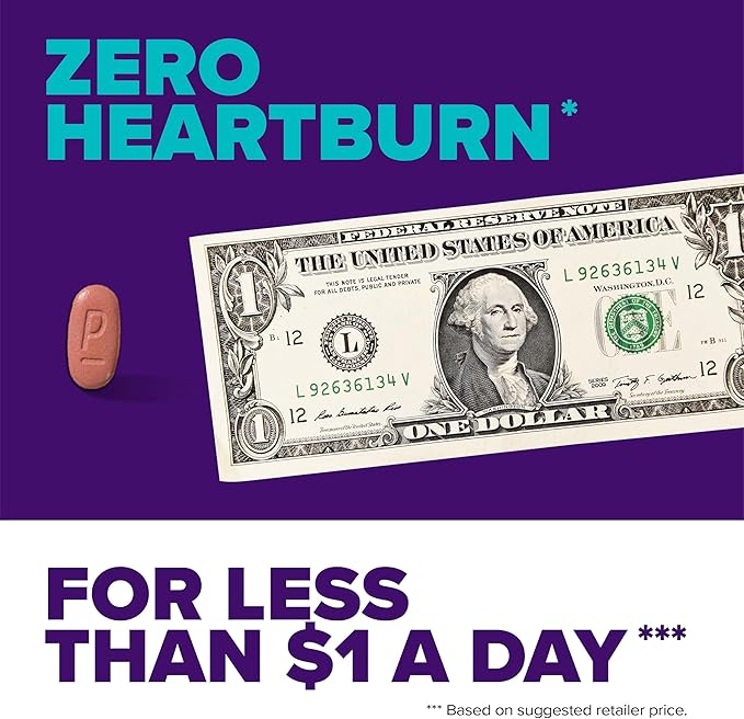 Prilosec OTC Omeprazole 20mg – 24-Hour Heartburn Relief, Acid Reducer