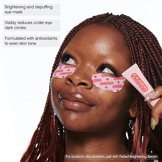 Topicals Faded Brightening Under Eye Masks – Depuff & Illuminate, 6 Pairs