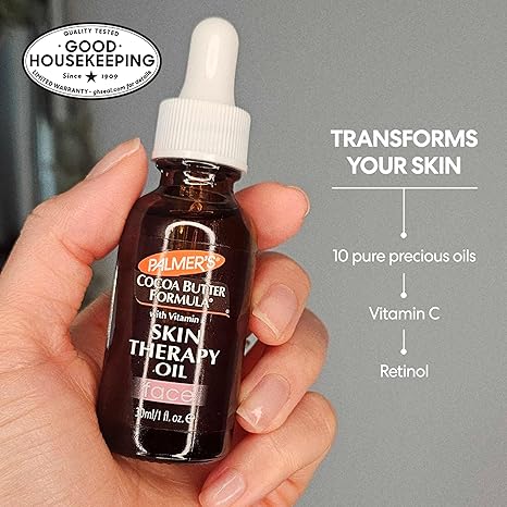 Palmer’s Cocoa Butter Face Oil – Vitamin E, C & Rosehip, Skin Therapy Oil
