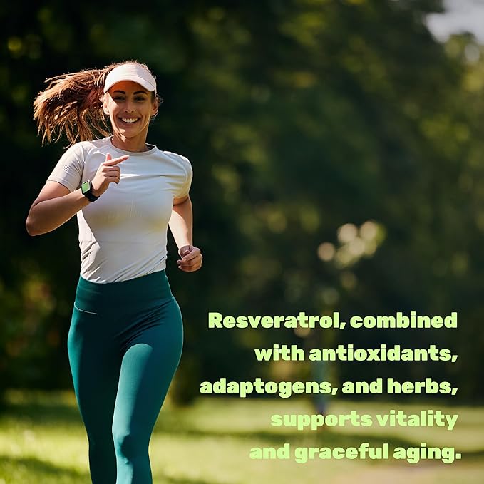 Resveratrol Complex 2000mg – Extra Strength 11-in-1 Antioxidant with Trans-Resveratrol, NAD, Quercetin, Turmeric & CoQ10 – Brain, Heart & Immune Support – Vegan, Non-GMO – 240 Capsules