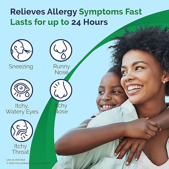 Alavert Allergy 24-Hour Relief – Citrus Flavor Orally Disintegrating Tablets – Loratadine 10mg – 60 Count