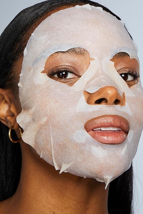 Pacifica Vegan Collagen Sheet Face Mask – Hydrating & Plumping Moisturizing Mask with Cucumber & Aloe for Dry, Aging, Sensitive Skin – Clean Beauty, Cruelty-Free