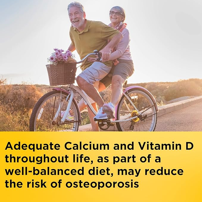 Nature Made Calcium 600mg with Vitamin D3 – Bone Health & Absorption – 220 Tablets