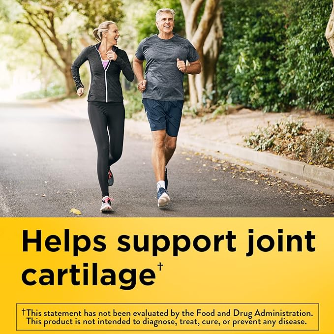 Nature Made Glucosamine Chondroitin Complex with MSM – Joint, Cartilage & Flexibility Support – Gluten-Free – 120 Caplets (60-Day Supply)