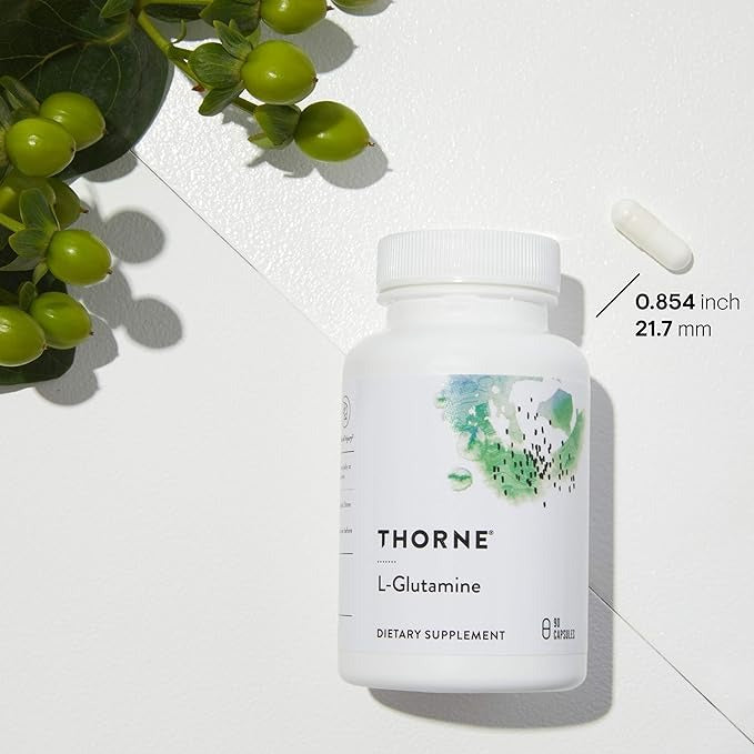 THORNE L-Glutamine – Amino Acid Supplement for GI Health & Immune Function, 90 Capsules