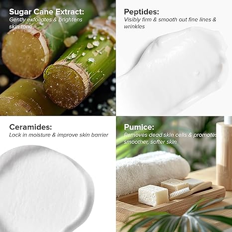 Dove Brown Sugar & Coconut Butter Body Scrub – Exfoliating & Nourishing Sugar Scrub for Smooth, Radiant Skin, 15 oz