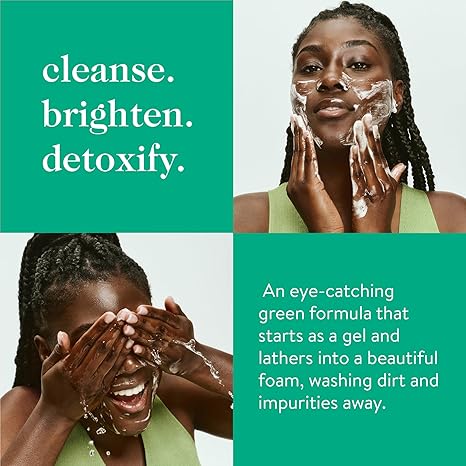 good.clean.goop The Daily Juice Cleanser – Foaming Facial Cleanser with Fruit Enzyme, Chlorella & Spinach, Antioxidant, Vegan, 4.2 fl oz