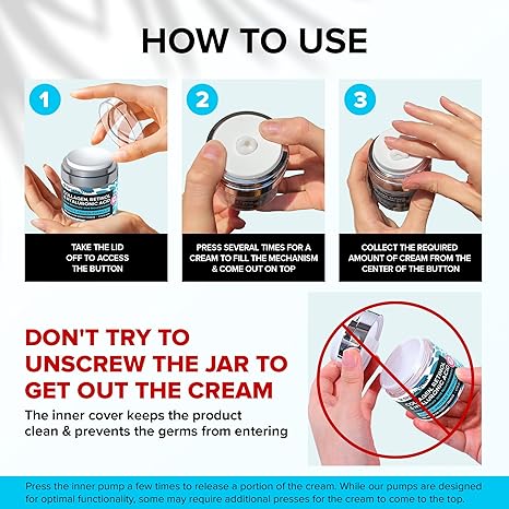 SimplyVital Collagen & Retinol Face Cream – Anti-Aging, Firming Moisturizer