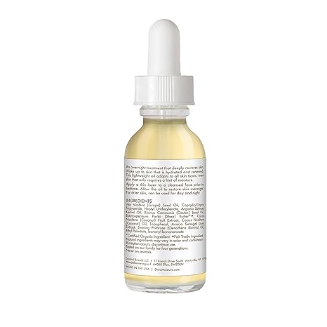 SheaMoisture Overnight Face Oil – 100% Virgin Coconut, Hydrating, All Skin Types