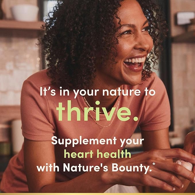Nature's Bounty Berberine 1000mg – Blood Sugar, Cholesterol & Heart Health Support – Non-GMO, Gluten-Free – 60 Vegetarian Capsules