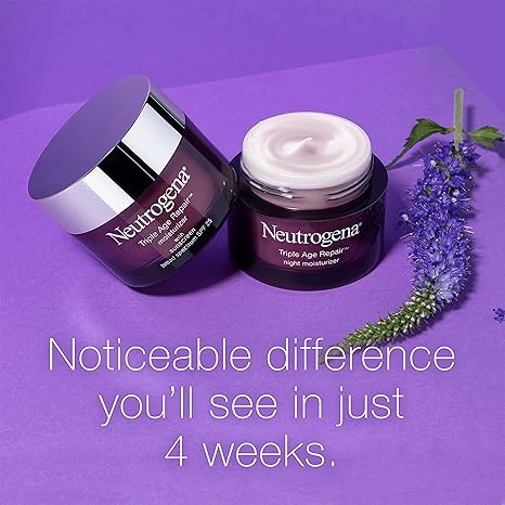 Neutrogena Triple Age Repair Night Cream – Anti-Aging, Vitamin C, Firming