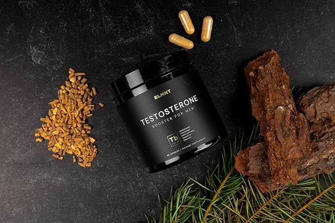 Testosterone Booster for Men – 21,800mg 8X Strength with Tongkat Ali, Ashwagandha, Pycnogenol, Tribulus & Horny Goat Weed – Libido, Energy & Muscle Builder – 60 Capsules