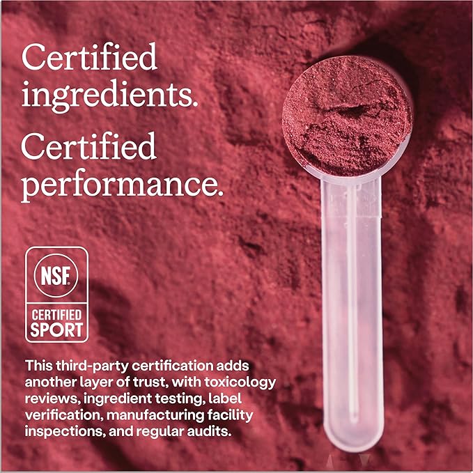 HumanN SuperBeets Sport Endurance Pre Workout Powder – Beet Root & Wild Cherry, Nitric Oxide Supplement, 20 Servings