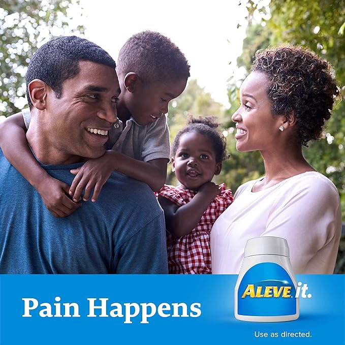 Aleve Pain Reliever and Fever Reducer Caplets – Naproxen Sodium 220 mg (NSAID), Long-Lasting Relief, 270 Count