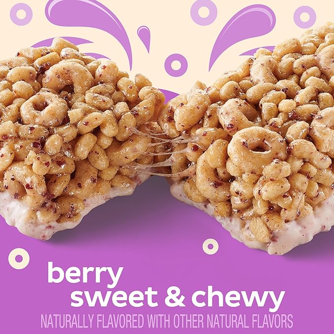 Cheerios Protein Chewy Bars – Mixed Berry, 5 Count, 6.35 oz