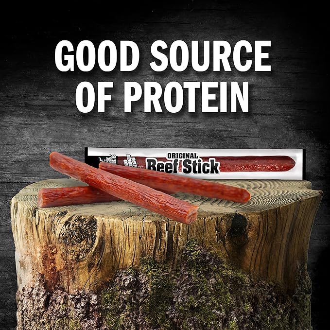 Jack Link's Beef Sticks – Original, 6g Protein, Keto-Friendly Meat Snack, 20 Count, 0.92 oz Each