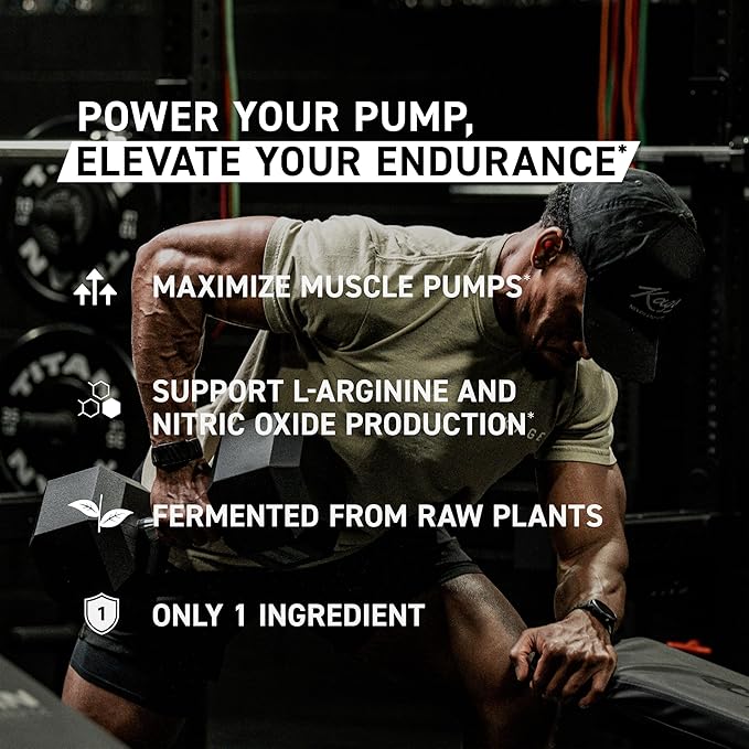 Kaged L-Citrulline Powder – Unflavored, 100 Servings, Nitric Oxide Booster for Enhanced Pumps & Muscle Vascularity