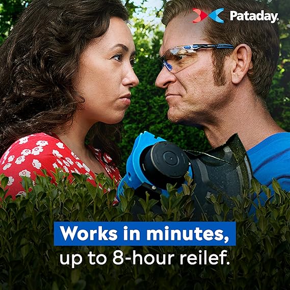 Pataday Twice Daily Relief Eye Drops – Antihistamine for Eye Allergy Itch Relief – 0.17 fl oz