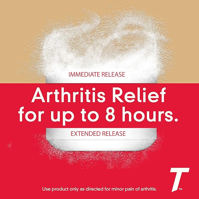 Tylenol 8HR Arthritis Pain Relief Caplets – 100 Count | 650mg Acetaminophen | Extended-Release Joint Pain & Fever Relief