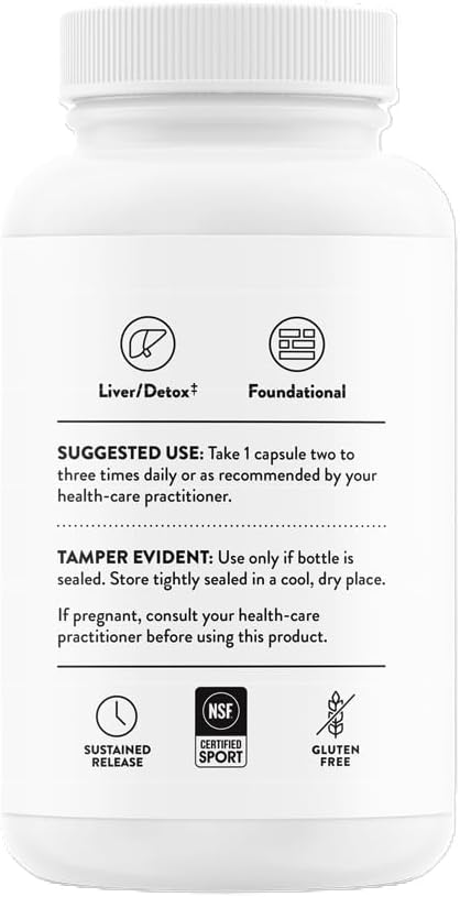 THORNE Glutathione SR – Sustained Release Antioxidant for Detox & Immune Support – Non-GMO, Gluten-Free – 60 Capsules