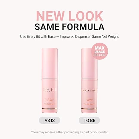 KAHI Wrinkle Bounce Multi Balm Stick, PDRN Collagen, Korean All-in-One Hydrating Lip Eye Neck Face Balm