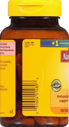 Nature Made Extra Strength Vitamin C 1000mg – Immune & Antioxidant Support – 100 Tablets
