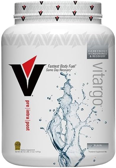 Vitargo Carbohydrate Powder – 2X Faster Absorbing, Sugar-Free Complex Carb, 4.4 lb, Pre/Intra/Post Workout