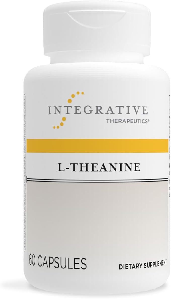 Integrative Therapeutics L-Theanine 200mg – Relaxation & Stress Relief – Vegan, Gluten-Free – 60 Capsules