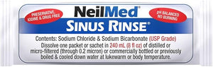NeilMed Sinus Rinse Refill Packets – 100 Count Premixed Saline Packets for Nasal Allergy, Sinus Pressure, Congestion & Post Nasal Drip Relief