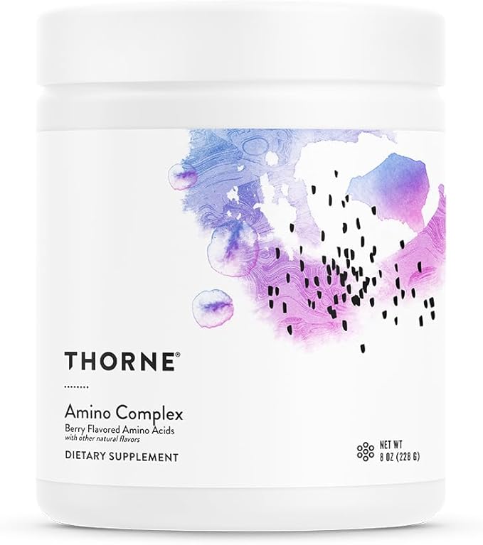 THORNE Amino Complex – Clinically-Validated EAA & BCAA Powder, Berry Flavor, NSF Certified for Sport, 30 Servings