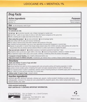 Icy Hot Max Strength Lidocaine Pain Relief Patches with Menthol 5 Count
