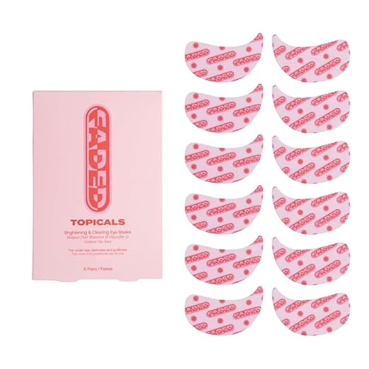 Topicals Faded Brightening Under Eye Masks – Depuff & Illuminate, 6 Pairs