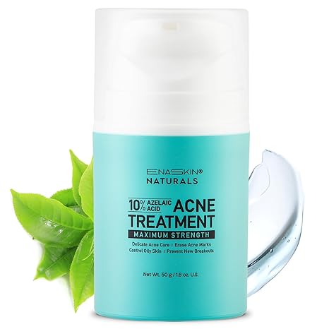 Azelaic Acid Acne Spot Treatment Cream – Cystic, Hormonal, Face & Body, 1.8oz