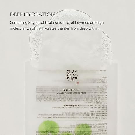 Beauty of Joseon Centella Asiatica Calming Mask – 10-Pack Cica Sheet Masks for Sensitive, Red, or Acne-Prone Skin – Daily Moisturizing & Soothing Korean Skincare