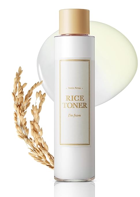 I’m From Rice Toner – Hydrating, Alcohol-Free, Vegan Glow Essence with Niacinamide, Fragrance-Free, K-Beauty, 5.07 fl oz
