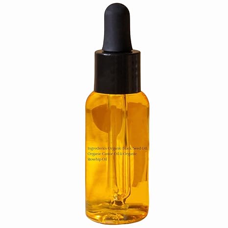 Black Seed, Rosehip & Castor Oil – Organic Anti-Aging Face Oil Serum, 1oz