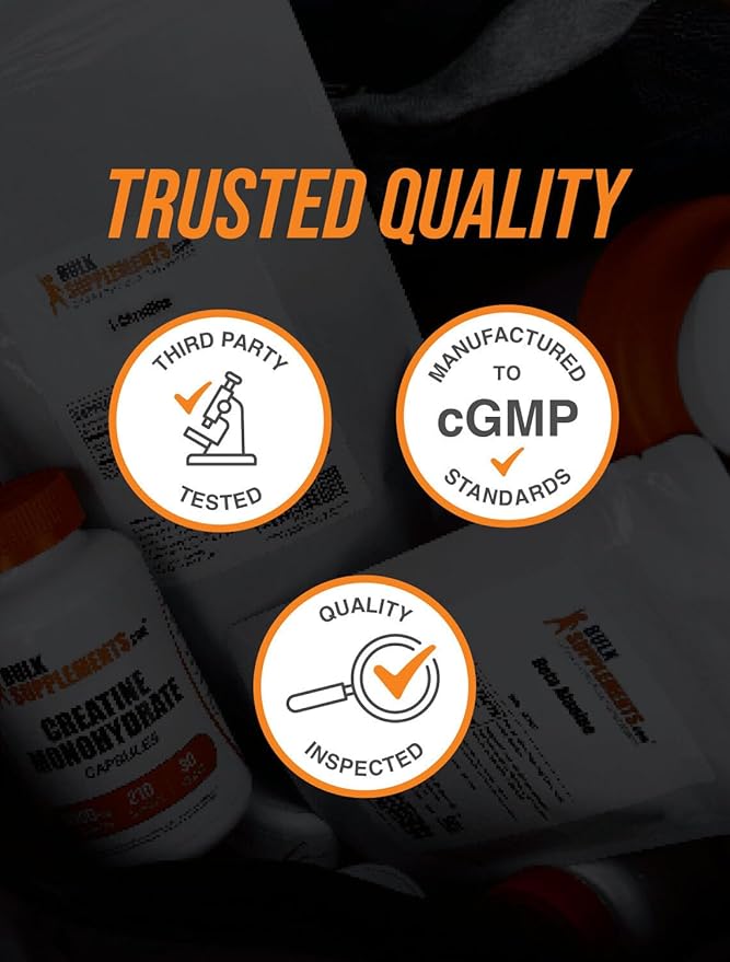 BulkSupplements.com TMG Powder – Trimethylglycine as Betaine Anhydrous, Unflavored, Gluten-Free, 1.5g Per Serving, 500g