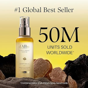 d’alba Piedmont White Truffle First Spray Serum, Vegan Glow Mist, Lightweight Non-Comedogenic Face Moisturizer, Korean Skincare, 100ml