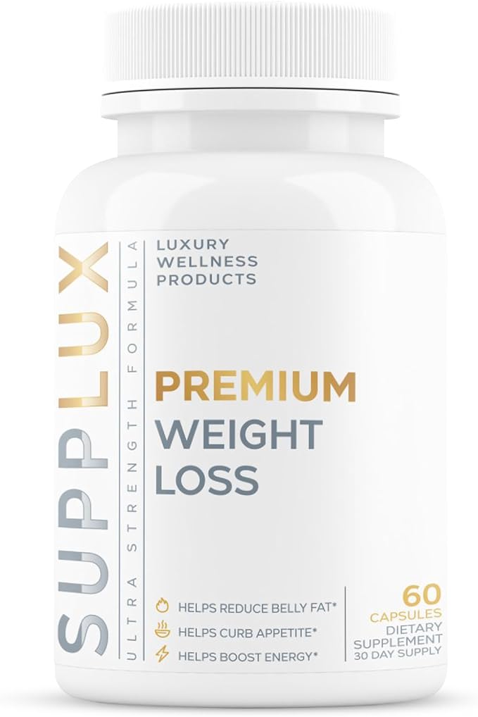 Premium GLP-1 Support Weight Loss Supplement – Appetite Suppressant & Belly Fat Burner – Fat Burner Pills for Women & Men – 7 Science-Backed Ingredients – 60 Capsules
