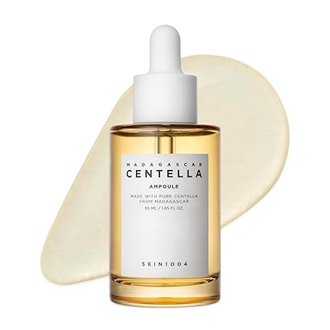 SKIN1004 Madagascar Centella Asiatica Ampoule Serum, Soothing Calming Barrier Repair for Acne Prone Sensitive Skin, 55ml