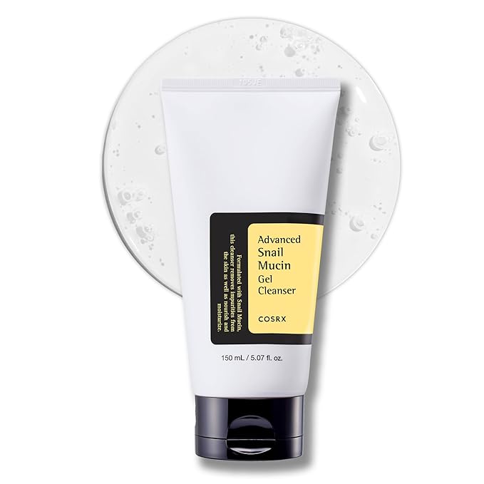 COSRX Snail Mucin Gel Cleanser – Gentle Korean Face Wash for Sensitive Skin