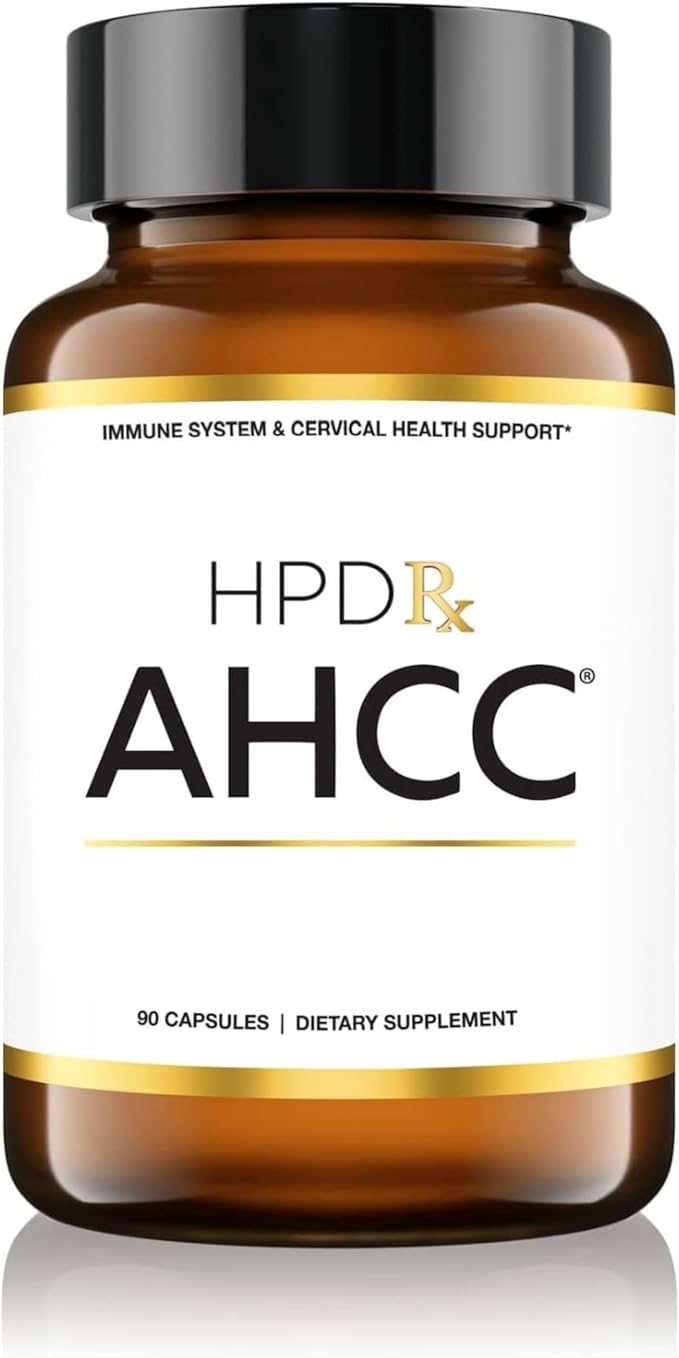 Premium AHCC & Shiitake Mushroom 1100mg – Immune & NK Cell Support – 30-Day Supply – Vegan, Gluten Free