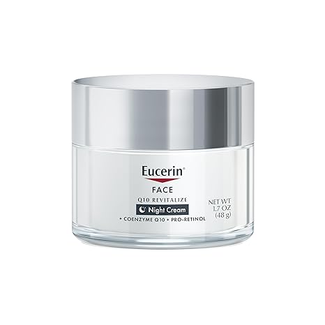 Eucerin Q10 Anti-Wrinkle Night Cream – Pro-Retinol, Sensitive Skin, 1.7oz