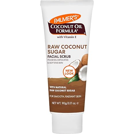 Palmer’s Coconut Oil Sugar Facial Scrub – Gentle Exfoliating, Hydrating & Calming – With Chamomile – 3.17 oz
