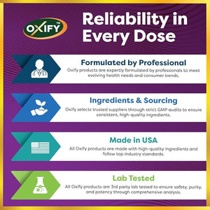 Oxify L-Arginine L-Citrulline Complex – 2000 mg Per Serving, 120 Tablets, Gluten-Free, Non-GMO, Made in USA