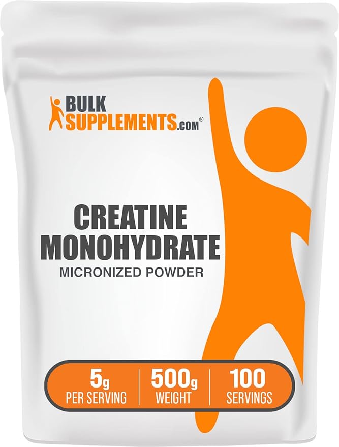 Creatine Monohydrate Powder – Micronized, Unflavored, 500g, 5g Per Serving