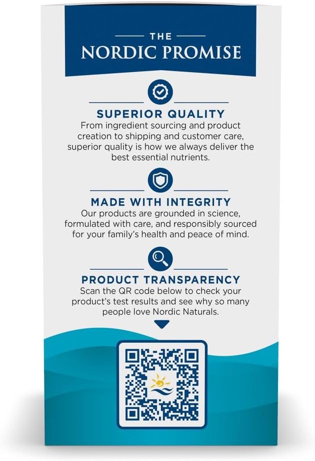 Nordic Naturals Omega-3 Phospholipids – 500mg Omega-3 + 350mg Phospholipids – Heart, Brain & Skin Health – Non-GMO, Sustainably Sourced Fish Oil – 60 Softgels