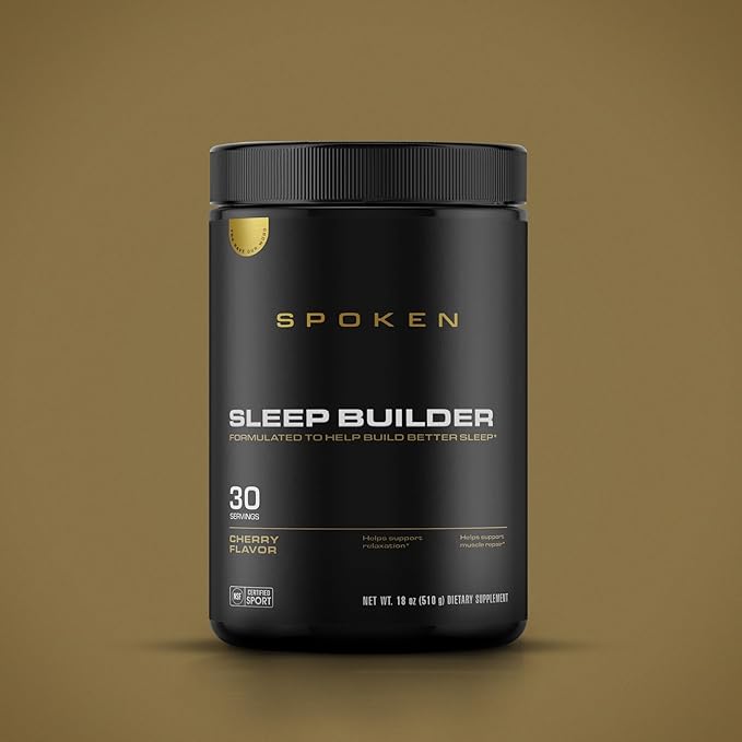 Nutrition Sleep Builder – Cherry Flavor – Melatonin-Free, Dependency-Free Sleep Support with Amino Acids, Inositol & Magnesium Complex – 30 Servings