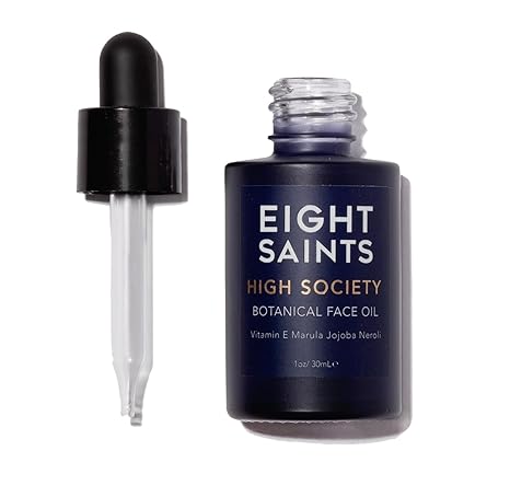 Eight Saints Botanical Face Oil – Anti-Aging, Organic, Marula & Neroli, 1oz