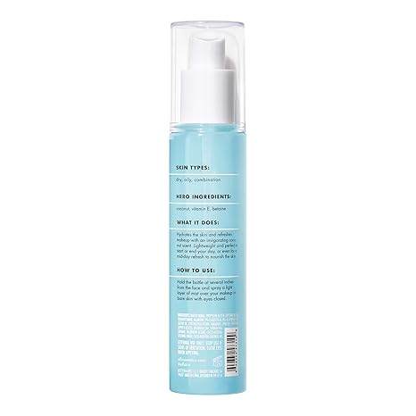 e.l.f. SKIN Holy Hydration! Hydrating Coconut Mist – Refreshing, Soothing, Vegan Face Mist, Tropical Scent, 2.7 fl oz